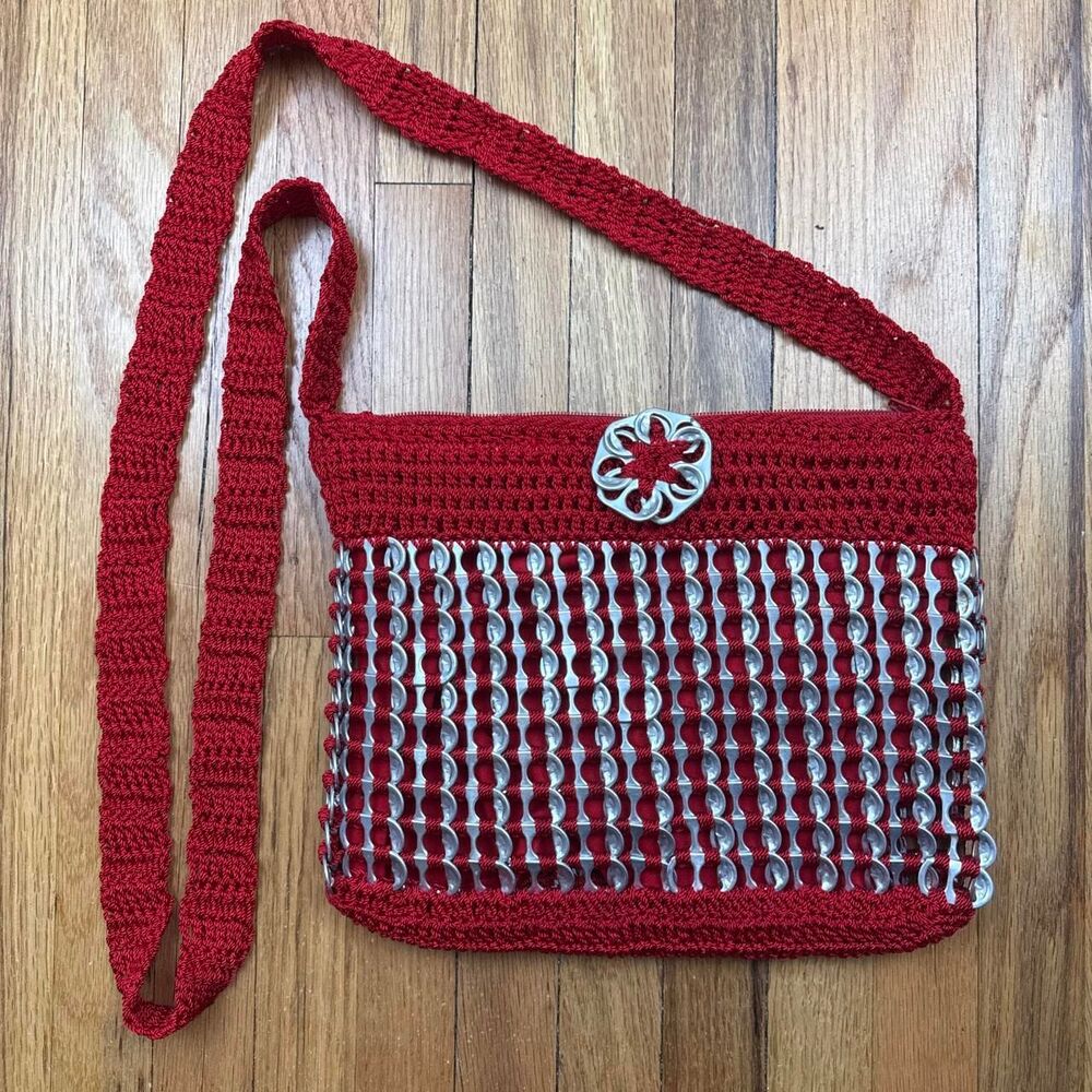 Unbranded Women's Red and Silver Bag